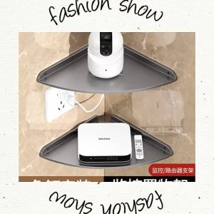 WEIMEIYUAN | Nail-Free Corner Wall Mount Shelf for Camera