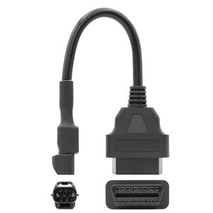 For KYMCO 3Pin OBD2 Motorcycle Diagnostic Cable Male to 16 PIN Female Interface Adapter MotorBike OBD 2 Scanner Extension Cable