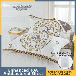 GRACE | Oil-resistant Cotton Pillow Towel Pair