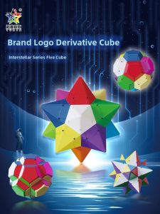 YuXin | 2024 New Multi-Axis 3D Asymmetrical Irregular Starry Megaminx