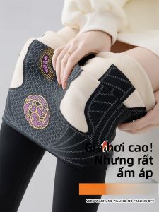 MiiOW | Quần tập yoga dày lót lông cừu MiiOW dành cho nữ mùa thu đông 2025 Quần Shark dày đặc ấm áp Quần dài ấm cẳng chân