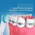 Replacement Toothbrush Heads for Oral B Ortho and Power Tip Brush Heads Compatible with Oralb Electric Toothbrush for Braces. 