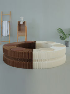 Modern Minimalist Folding Expandable Shoe Changing Stool Creative Furniture Low Bench Sofa Stool for Entrance Customizable