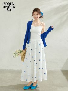 ZHANGDAREN | Bộ Đầm Hoa Dành Cho Người Béo