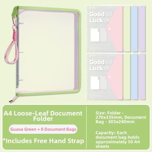 HAISHIDAI | Transparent Easy-Access Aesthetic Portable File Bag