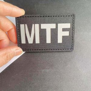MTF Emblem Mobile Task Forces Foundation SCP แพทช์ Hook และ Loop สะท้อนแสงทหารสติกเกอร์ยุทธวิธีป้ายกระเป๋าเป้สะพายหลัง