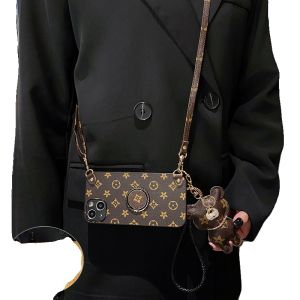 Ốp Lưng Da Sang Trọng Chống Rơi Cho Apple 15 iPhone 11 pro 13 Mini 12 pro Max 14 14 pro Max 15 XR XS Max SE Ốp Lưng Điện Thoại Di Động Thời Trang Cho Nữ