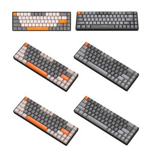 【New Arrival】K68 Wireless Keyboard Dual-mode Bluetooth-Compatible 5.0 Mechanical Gaming Keyboard Ergonomic 2.4G 68 Keys Hot Plug Portable Travel for Desktop Laptop