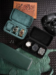 High-End Watch Storage Box Travel Portable Multi-Watch Position Mechanical Watch Box Packaging Velvet Interior Environmentally Friendly