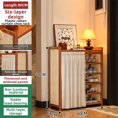YONGJUE | Narrow Multilayer Home Entrance Shoe Rack for Renting