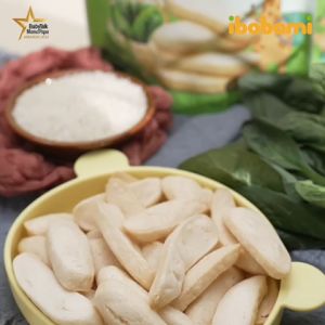 Korea Ibobomi Organic Pop Rice Snack - Spinach (30g)