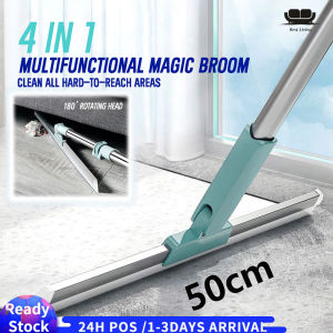 【Malaysia Ready Stock】Magic Broom & Scraper Hair Cleaner Sweeper Floor Cleaner Mop Wiper Penyapu Magic Pengikis Lantai︱魔术扫把