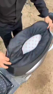 Motorcycle seat cushion protect coverThickened Faux Leather breathable&heat-insulating&Waterproof&Anti-skid Tahan lama