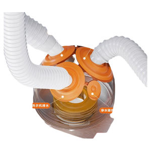 Seal off Odor Drain Pipe Connector Kitchen Laundry Room Downspout Sealer Bathroom Accessory ABS Material China Made