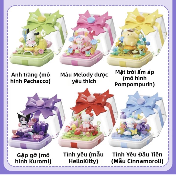 CHEZHI | Hộp Nhẫn Đồ Chơi Hình Nhân Vật Sanrio