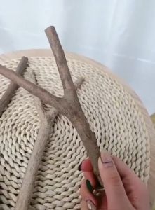 Natural Wood Bird Perch Parrot Stand Wooden Fork Hanging Perch Platform Cage Accessories for Love Birds