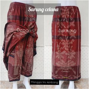sarung celana dewasa | sarung sirwal pria | sarung celana mangga kembang