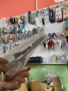 กรรไกรครัวอเนกประสงค์ เหล็ก SK5 ตัดอาหาร ตัดกระดูก ไก่ ปลา ปู กุ้ง เปิดขวด ทนทาน