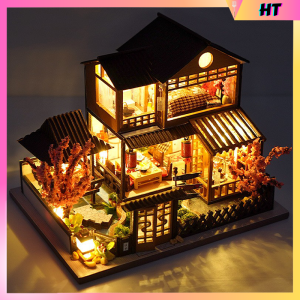 Dollhouse Japanese Miniature House TC14 12*9.8*9.5cm with gift bag 4-6 Years DIY dollhouse for kids Includes gift bag for gifting