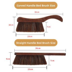 CLEAN WORLD | Bed & Sofa Cleaning Brush with Long Handle and Soft Bristles