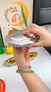 Keranixy Stainless Steel Steamer Stackable Basket With Lid Food Cooking Kitchen Pot Reusable Steam Rack Pengukus