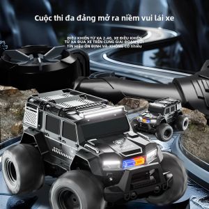 Xe Điều Khiển Từ Xa Đa Địa Hình Mô Hình Xe Cảnh Sát Chống Nước 4 Bánh Dẫn Động Leo Núi Đồ Chơi Bãi Biển Dành Cho Độ Tuổi 14 Trở Lên Mã TCS33