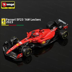 Bburago | 1:18 Scale Metal Ferrari SF24 Monza Formula 1 Car Model