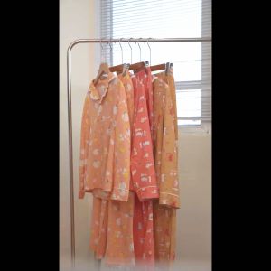 Bộ pijama lanh nữ mặc nhà quần dài áo dài tay cổ phối ren thời trang Việt Thắng - B10.2408