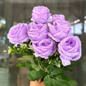 Bunga Mawar Artificial /bunga plastik rose 7 kuntum