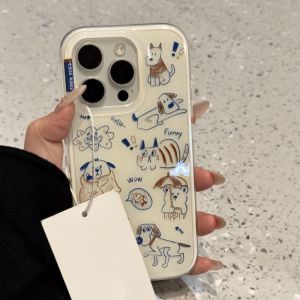 Xiaomi 17Pro Max Phone Case New 15spro 14/13 Animal Cartoon Dual Layer IMD Protective Cover for Women Simple Style Redmi K80 K70 K60 Civi5 Note15