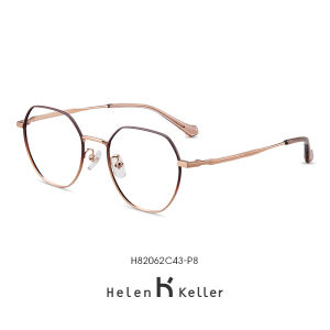 HELEN KELLER | Fashion Slimming Face-Enhancing Round Eyeglasses Blue Light Protection