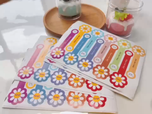 500pcs aHand Made Cute Thank You Stickers Bakery Cake Packaging Sealing Labels Gift Decor Stickers