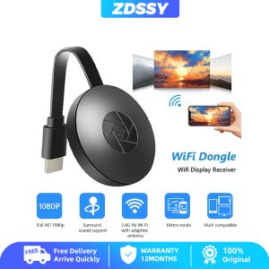 Zdssy G2 Dongle chuẩn Miracast cho TV Wifi tivi không dây Stick Supoort HDMI-Tương Thích 1080P HD Màn hình tráng gương Bộ chuyển đổi màn hình Cho IOS Andorid