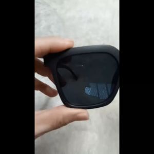 Kacamata Frame Kotak Tebal Besar Boldie Klasik Gaya Vintage Retro untuk Pria / Wanita Frame Hitam Doff Lensa Hitam Anti Silau UV - FASHION KACAMATA MASA KINI