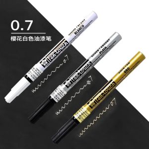 Bút Vẽ Sakura Pen-Touch 1/3 Màu Kim Loại Đa Dạng Bút Dạ Quang Vĩnh Cửu Dùng Cho Vải Gốm Thép Kim Loại Trên Mọi Bề Mặt