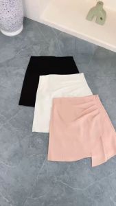 MODAMYTH RC02 - Rok Celana Skort Wanita Rok Celana Terbaru Bahan Katun Rok Pendek Casual Skort Highwaist