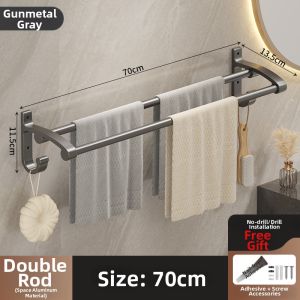 ZHENMIAO | Wall-Mounted Towel Holder