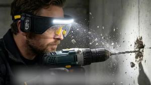 New strong light glasses light cycling goggles night fishing windproof headlight outdoor work light high brightness