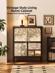 MR ART | Vintage Style Steel Storage Cabinet