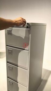 Steel Filing Cabinet 4 Drawers / Office Cabinet / Metal Cabinet / File Cabinet / File Drawer / Kabinet Besi