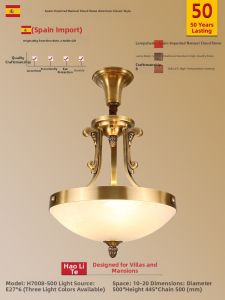 HADLITE | Luxurious European Style Marble Cloud Lamp Bronze