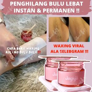 Jagiya Sakura Cherry Blossom Waxing Kit 175gr: Penghilang Bulu Ketiak & Waxing Sugar
