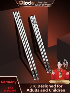 Olodo | Anti-slip Anti-mold Heat-resistant High-end Metal Chopsticks