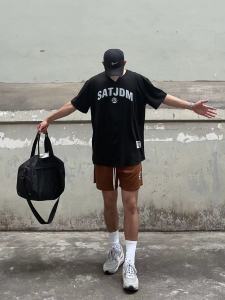 American Style Basketball Short Sleeve Training Suit Quick Dry Elastic Running Sports Breathable Shooting Fitness Running Sports