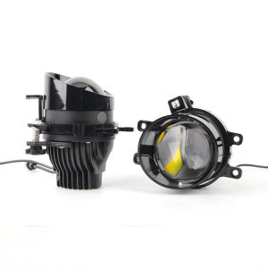 Đèn Pha LED Toyota 3.0 Inch Thấu Kính Projector Bi-LED Đèn Sương Mù 3 Màu Đèn Chiếu Sáng Ô Tô Đèn Pha 12V H11 Chống Nước IP67