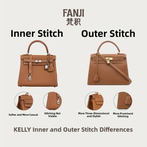 FANJI | Acetate Satin Inner Lining Bag Insert for Hermes Kelly 20/25/28/32