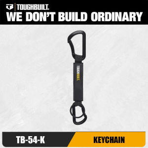 1pc TOUGHBUILT TB-54-K Keychain - Durable Construction Clip On Wrap Around Multi-Purpose Key Chain