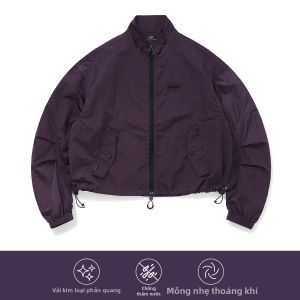 714street | Áo Khoác Thể Thao Mỏng Nhẹ Nylon Có Cáp