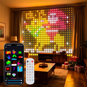 Đèn Rèm LED Thông Minh 400-800 Đèn LED Với Điều Khiển Từ Xa Bằng Ứng Dụng Đồng Bộ Nhạc Đèn Dây Trang Trí Giáng Sinh Ngoài Trời Cho Phòng Ngủ