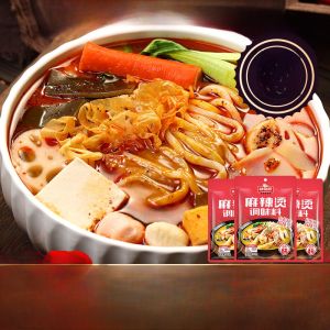 Traditional Spicy Hot Pot Seasoning Pack Home Use Northeast Style for Rice Noodles And Skewers Flavorful Base Ingredient